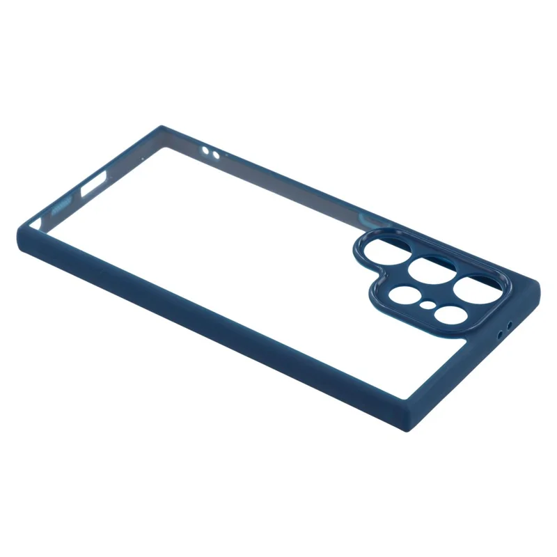 For Samsung Galaxy S23 Ultra Phone Case TPU + Acrylic Clear Back Cover - Sapphire