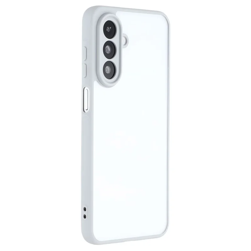 For Samsung Galaxy A26 5G Phone Case TPU + Acrylic Clear Back Cover - Grey