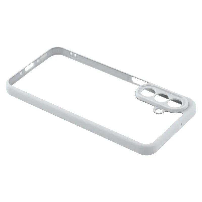 For Samsung Galaxy A26 5G Phone Case TPU + Acrylic Clear Back Cover - Grey