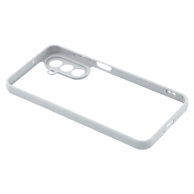 For Samsung Galaxy A26 5G Phone Case TPU + Acrylic Clear Back Cover - Grey