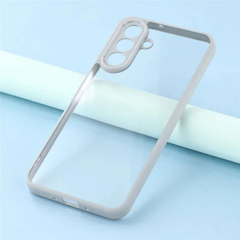 For Samsung Galaxy A26 5G Phone Case TPU + Acrylic Clear Back Cover - Grey