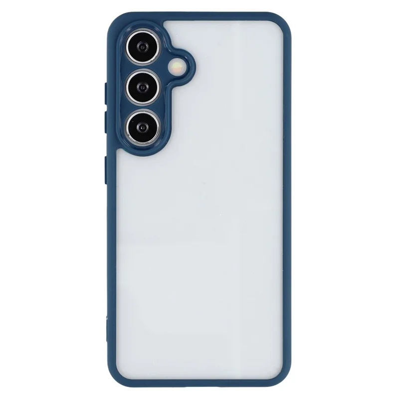 Für Samsung Galaxy S24 FE Handyhülle TPU + Acryl Transparente Rückseite - Saphir