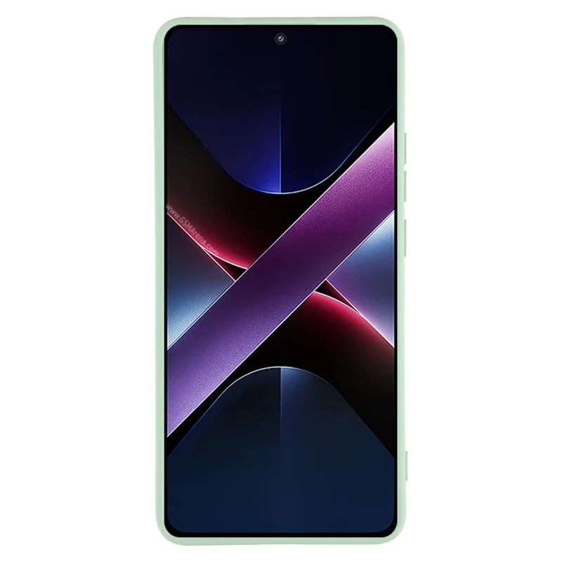 For Xiaomi Poco X7 Pro 5G Case Arc Edge 2.0mm TPU Protective Phone Cover - Green