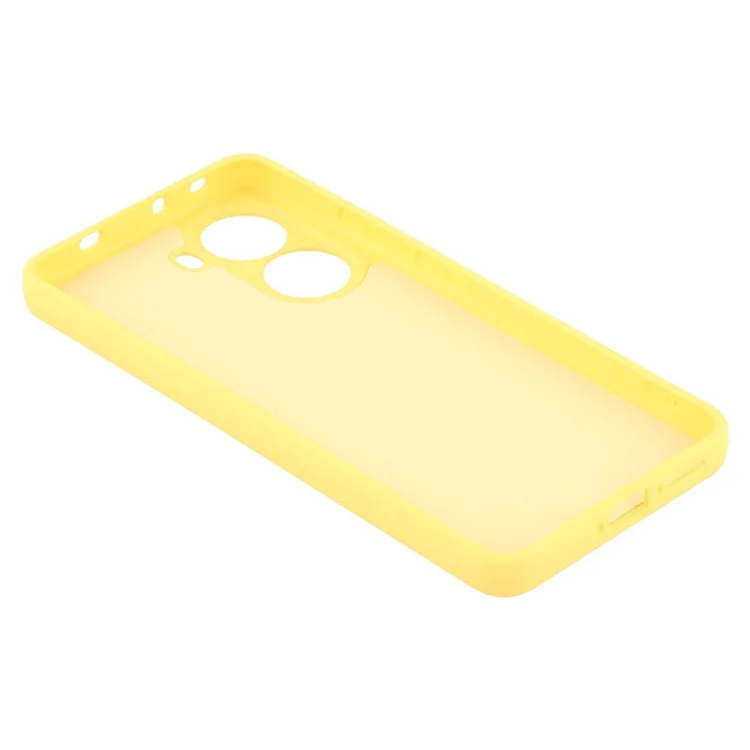 For Xiaomi Poco X7 Pro 5G Case Arc Edge 2.0mm TPU Protective Phone Cover - Yellow