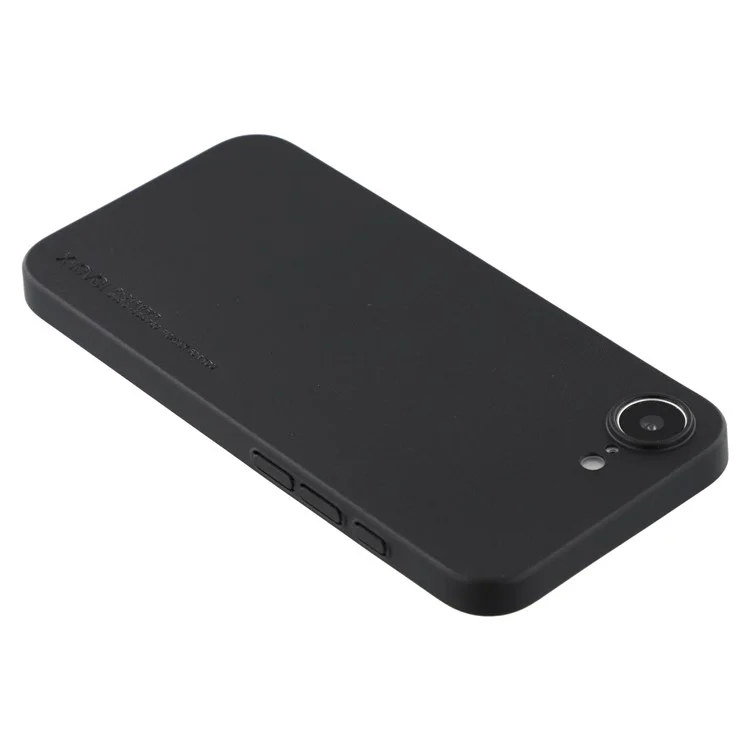 X-LEVEL For iPhone 16e Case Hard PP Matte Phone Cover 0.18mm Ultra-Thin - Black