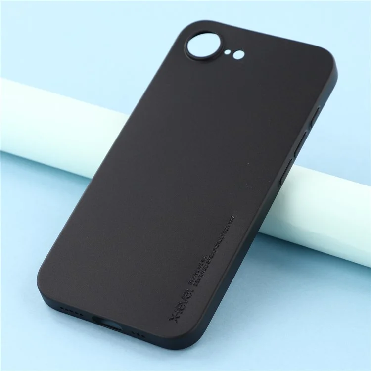 X-LEVEL For iPhone 16e Case Hard PP Matte Phone Cover 0.18mm Ultra-Thin - Black