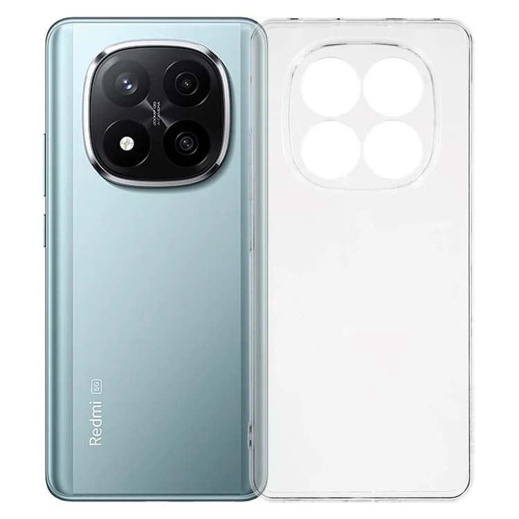 For Xiaomi Redmi Note 14 Pro+ 5G Case Shockproof 1.5mm Thickness Clear TPU Phone Cover