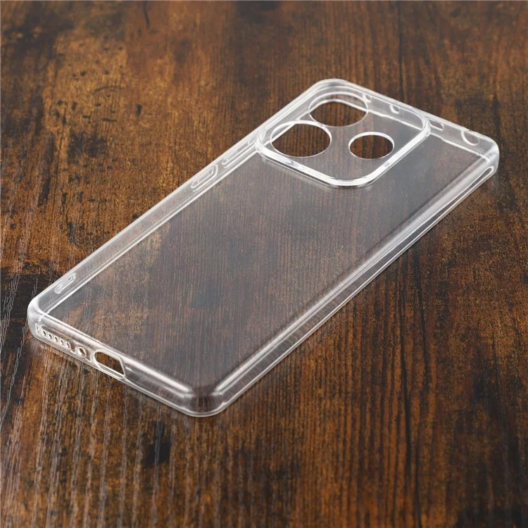 For Xiaomi Redmi Note 14 5G Case Shockproof 1.5mm Thickness Clear TPU Phone Cover