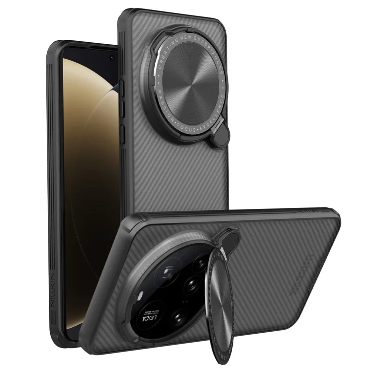 NILLKIN Camshield Prop Series for Xiaomi 15 Ultra Case Translucent Slide Camera Protection PC + TPU Phone Cover