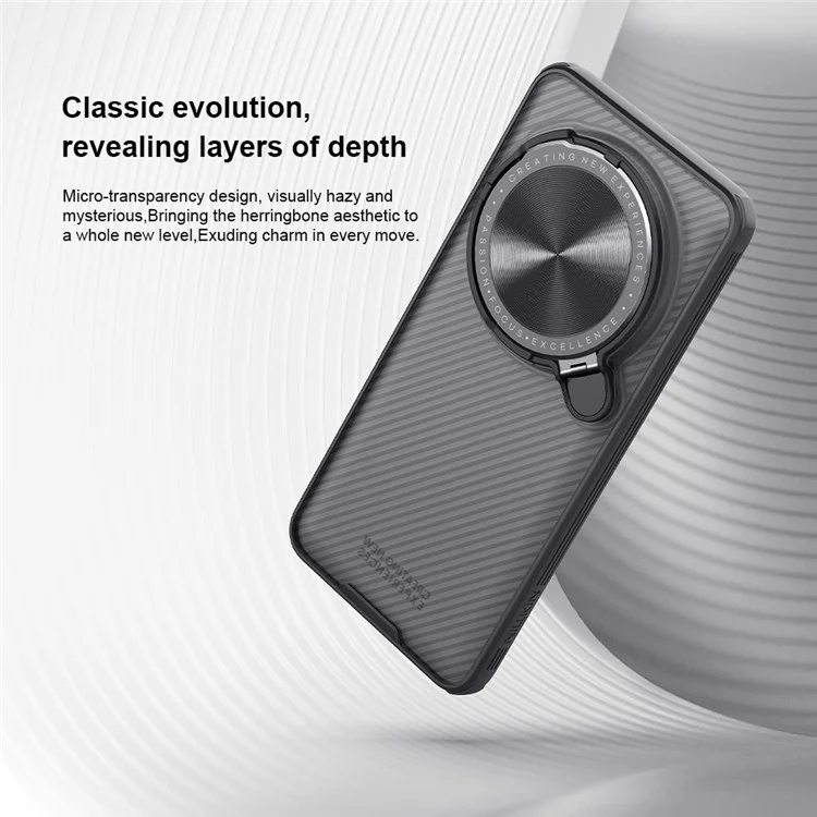 NILLKIN Camshield Prop Series for Xiaomi 15 Ultra Case Translucent Slide Camera Protection PC + TPU Phone Cover