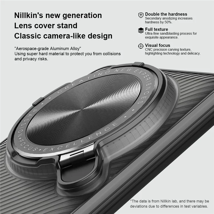 NILLKIN Camshield Prop Series for Xiaomi 15 Ultra Case Translucent Slide Camera Protection PC + TPU Phone Cover