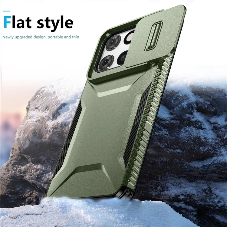 Cover per Motorola Moto G Stylus 5G (2025) Camshield TPU+PC Custodia Protettiva Antiscivolo sui Bordi - Verde
