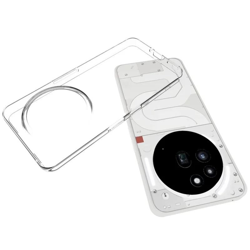 10 Pièces / Pack Étui de Protection TPU Transparent sans Filigrane pour Nothing Phone (3a) Pro