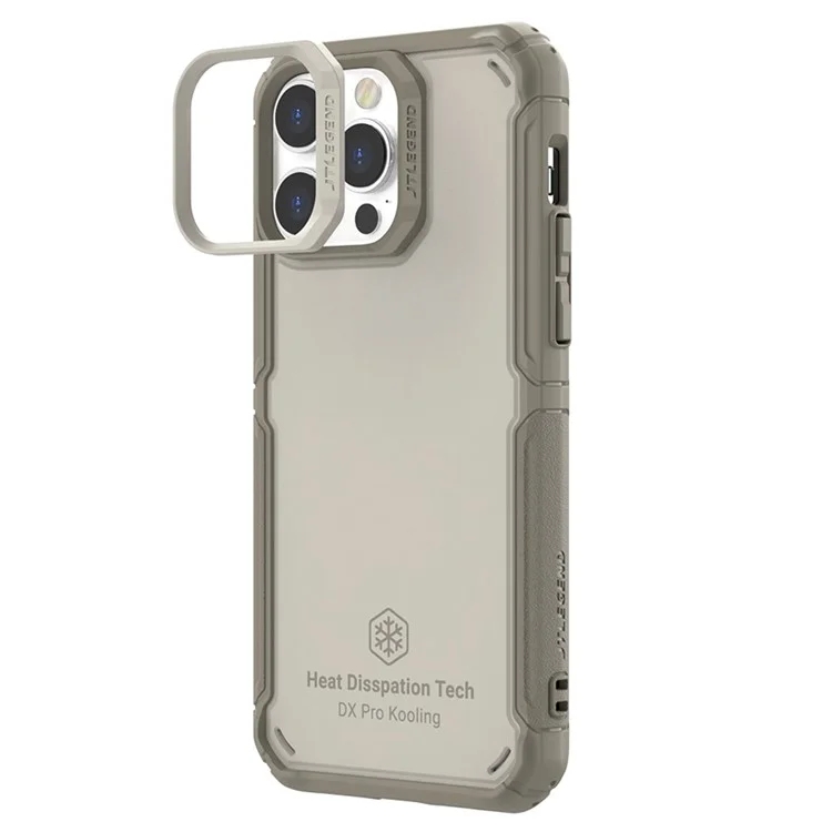 Tlegend DX Pro Kooling Telefonhülle Für Iphone 14 Pro Military Grade Wärme Dissipation Magnetic Case TPU+PC -schutzabdeckung - Khaki