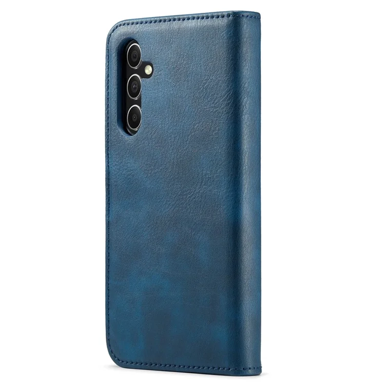 DG.MING for Samsung Galaxy A56 5G Case Detachable Split Leather Phone Cover - Blue