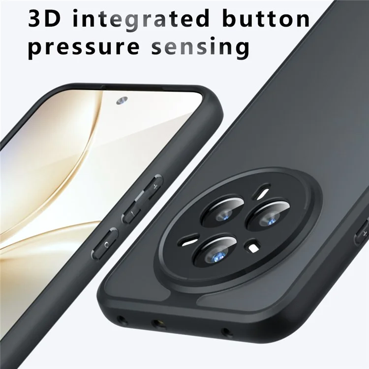 Funda Antigolpes para Realme 14 Pro 5G de TPU + PC Mate para Teléfono Móvil