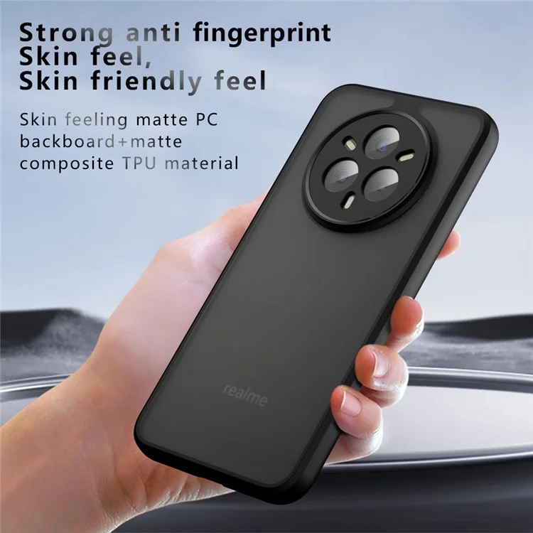Funda Antigolpes para Realme 14 Pro 5G de TPU + PC Mate para Teléfono Móvil