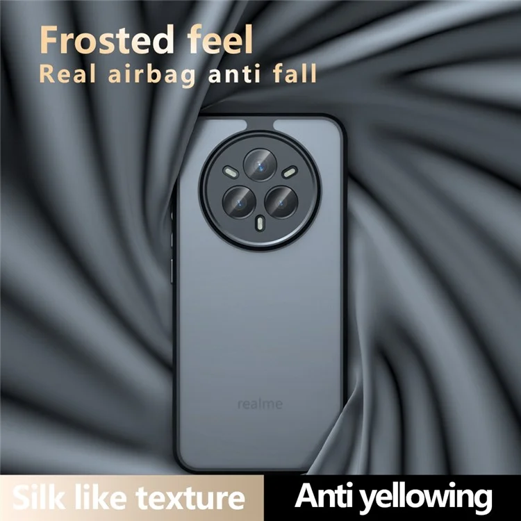 Funda Antigolpes para Realme 14 Pro 5G de TPU + PC Mate para Teléfono Móvil