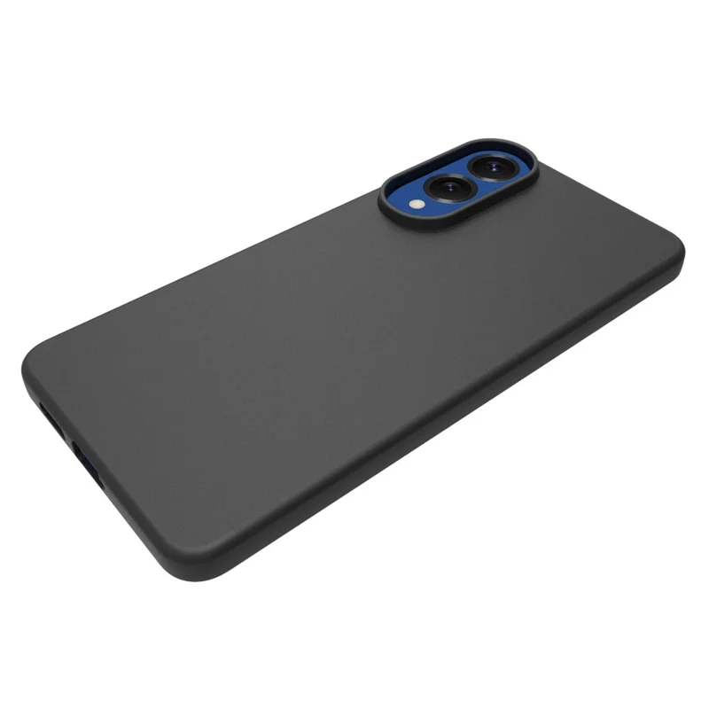 10Pcs / Pack For Samsung Galaxy S25 Edge Case Anti Fingerprint Soft TPU Protective Cover - Black