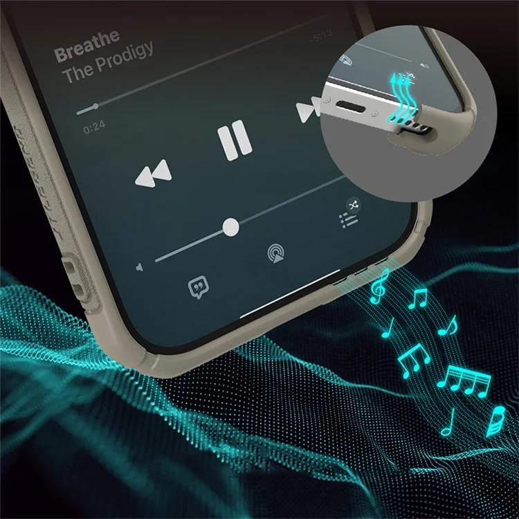 Tlegend dx Pro Kooling Magnetic Case Per Iphone 14 Plus Military Grade Telefono Custodia TPU+PC Anti-Fall Cover Support Dissipation di Calore - Cachi