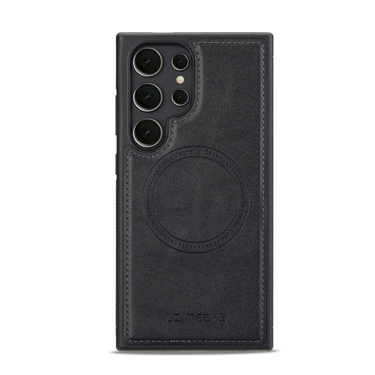 LC.IMEEKE L3 Per Samsung Galaxy S25 Ultra Custodia Magnetica Portacarte Staccabile Pelle + TPU Custodia Cellulare - Nero