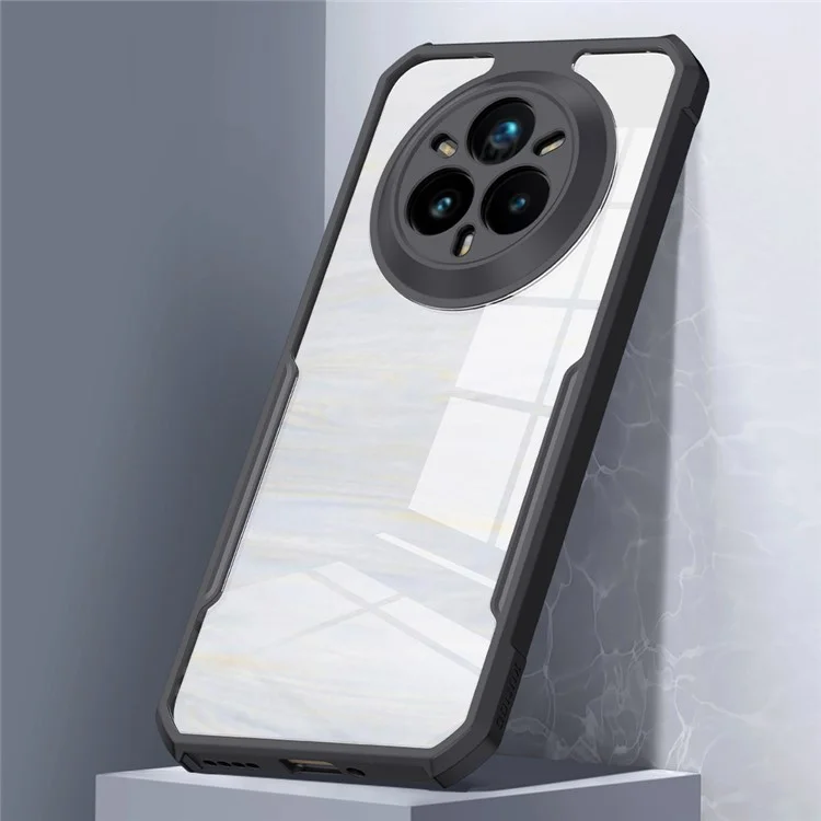 Funda XUNDD para Realme 14 Pro+ 5G Antideslizante de TPU + Acrílico Transparente para Teléfono
