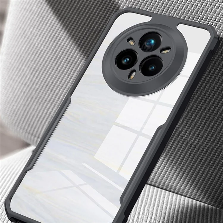 Funda XUNDD para Realme 14 Pro+ 5G Antideslizante de TPU + Acrílico Transparente para Teléfono