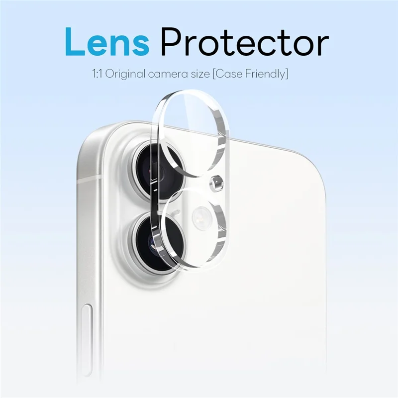 NORTHJO For iPhone 16 Magnetic Case PC + TPU Phone Cover Set with Front Screen Protector + Lens Film