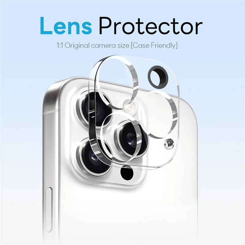 NORTHJO For iPhone 16 Pro Max Magnetic Case PC + TPU Phone Cover Set with Front Screen Protector + Lens Film