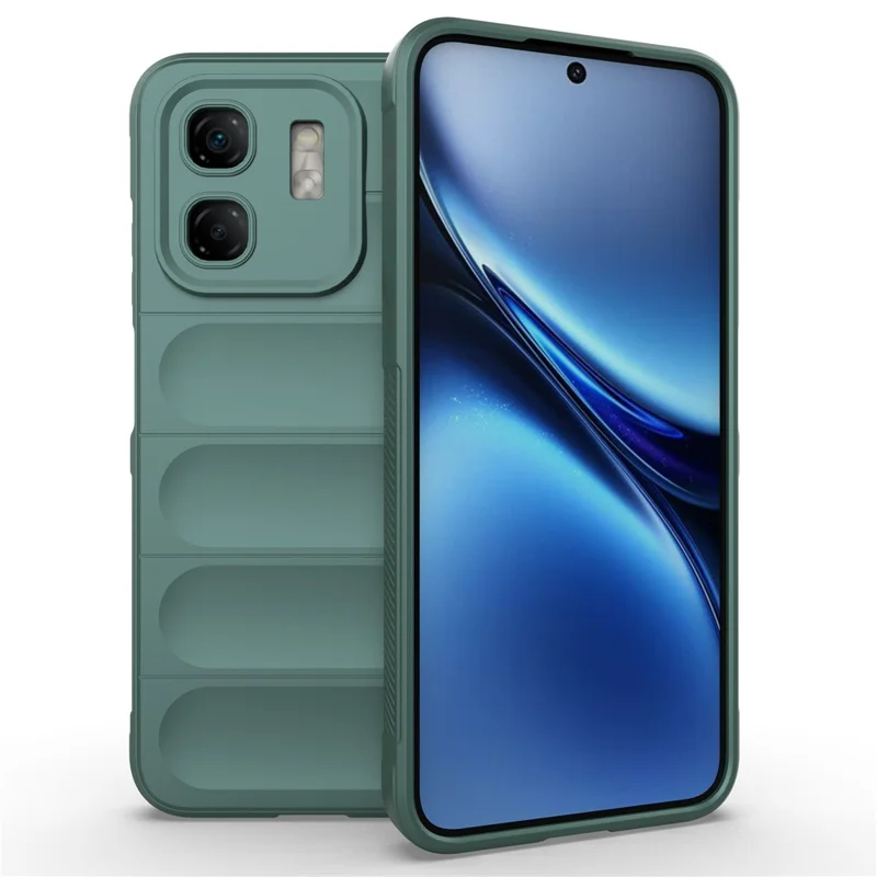 For Infinix Hot 50i 4G Case Anti-Drop Soft TPU Rugged Phone Back Cover - Green
