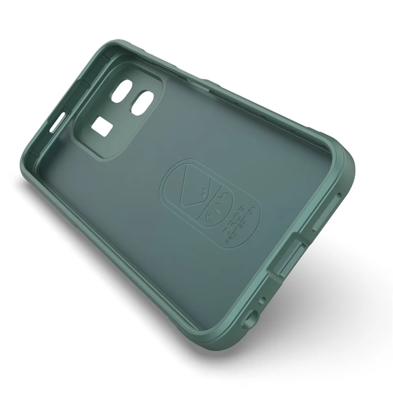 For Infinix Hot 50i 4G Case Anti-Drop Soft TPU Rugged Phone Back Cover - Green