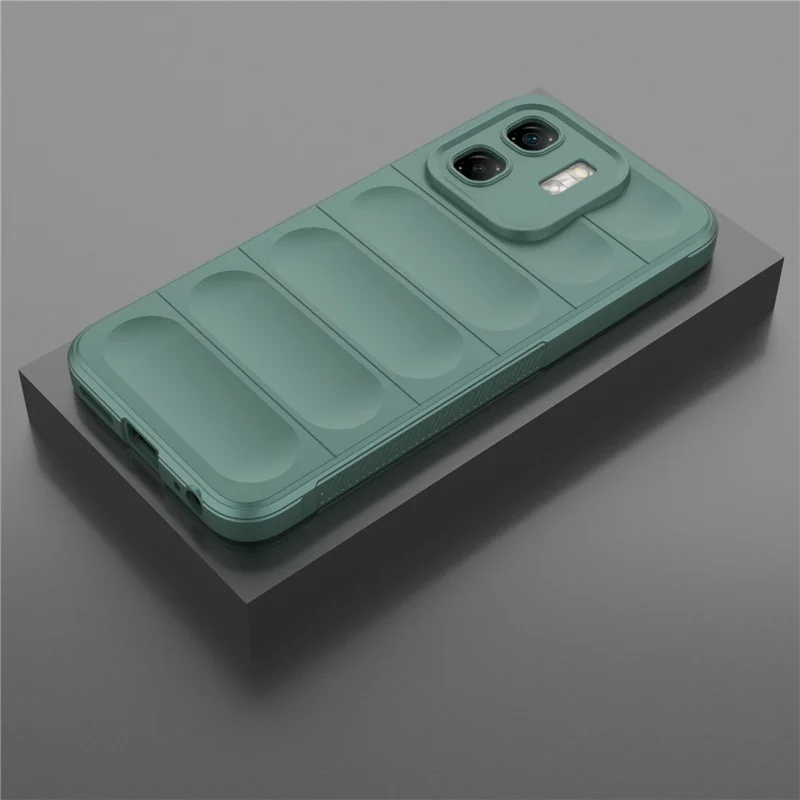 For Infinix Hot 50i 4G Case Anti-Drop Soft TPU Rugged Phone Back Cover - Green