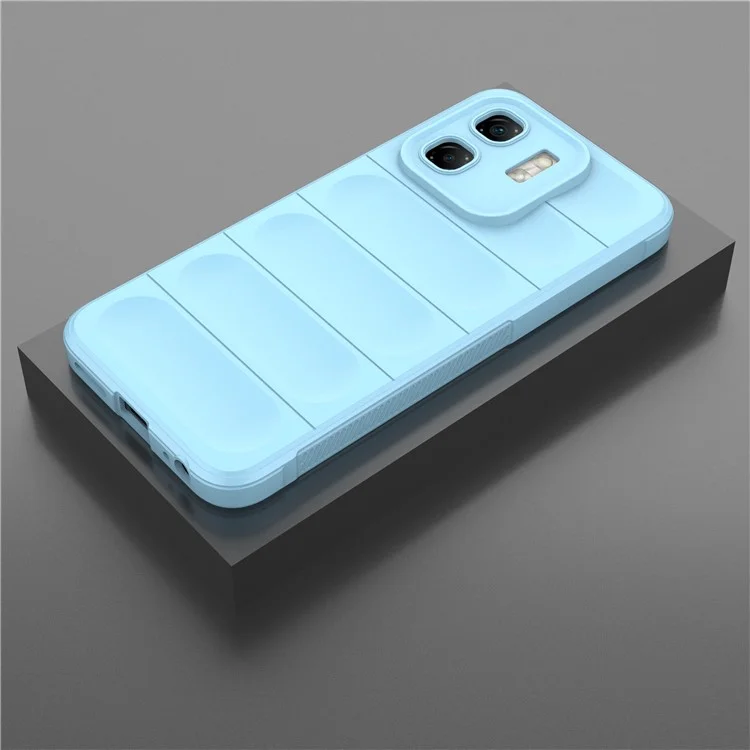 For Infinix Hot 50i 4G Case Anti-Drop Soft TPU Rugged Phone Back Cover - Baby Blue