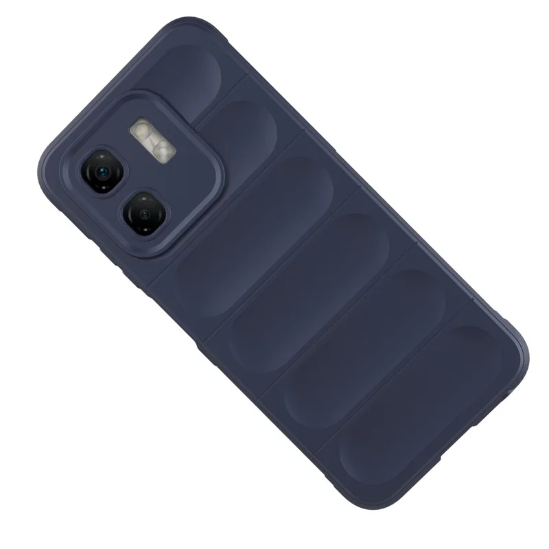 For Infinix Hot 50i 4G Case Anti-Drop Soft TPU Rugged Phone Back Cover - Dark Blue