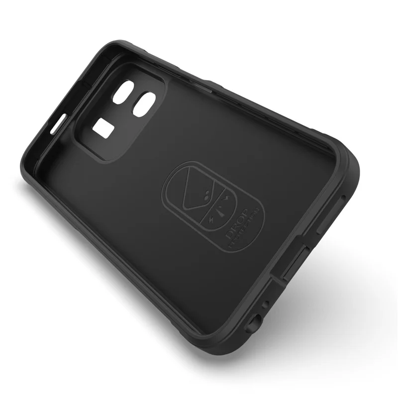 For Infinix Hot 50i 4G Case Anti-Drop Soft TPU Rugged Phone Back Cover - Dark Grey