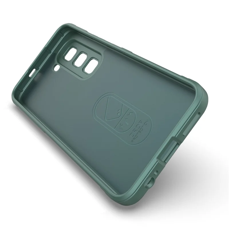 For Infinix Hot 50 Pro 4G Case Anti-Drop Soft TPU Rugged Phone Back Cover - Green