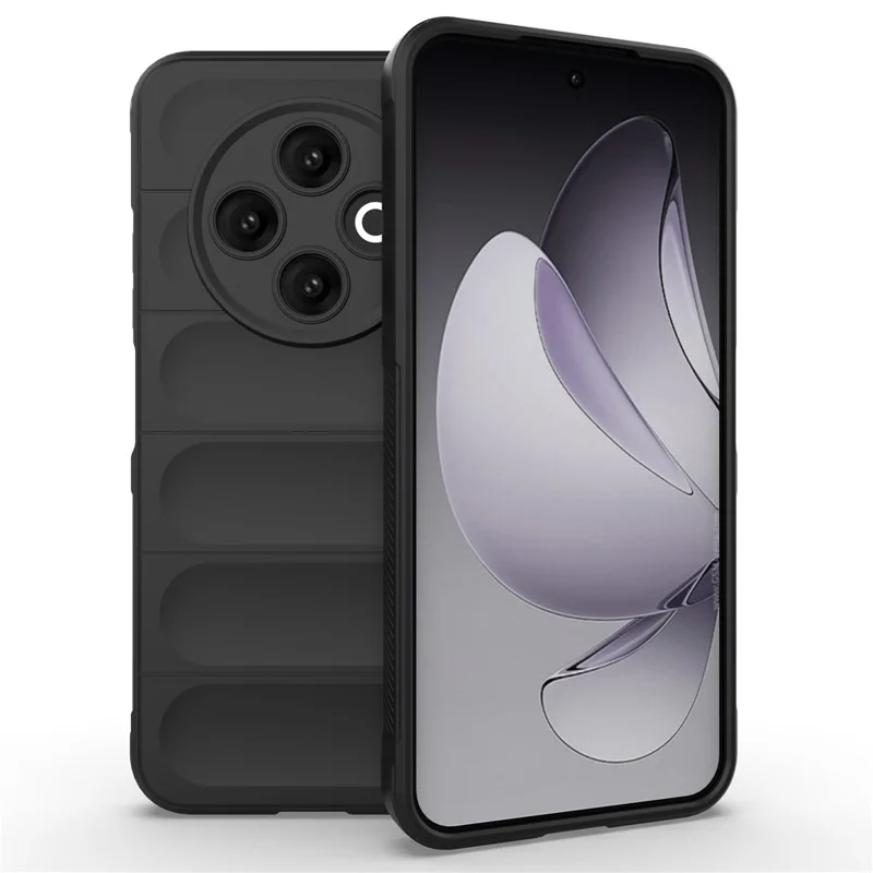 For TECNO Spark 30C 4G Case Anti-Drop Soft TPU Rugged Phone Back Cover - Black