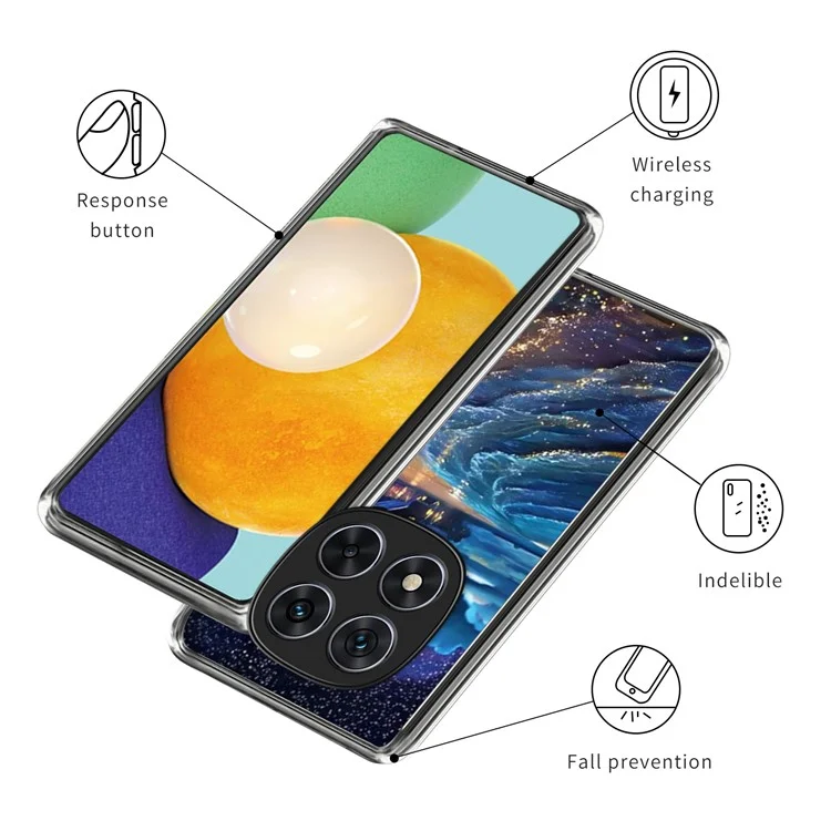 Funda para Xiaomi Redmi Note 14 Pro 4G con Diseño Impreso con Patrón IMD Antigolpes - Playa Estrellada