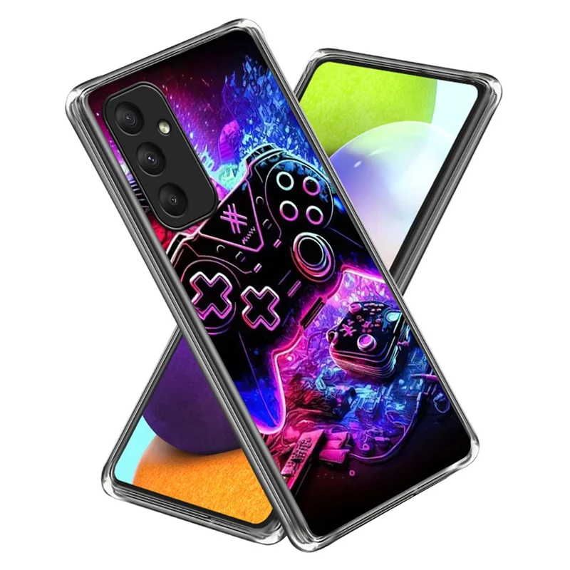 For Samsung Galaxy A36 5G Case IMD Pattern Printed Shockproof TPU Phone Cover - Game Controller
