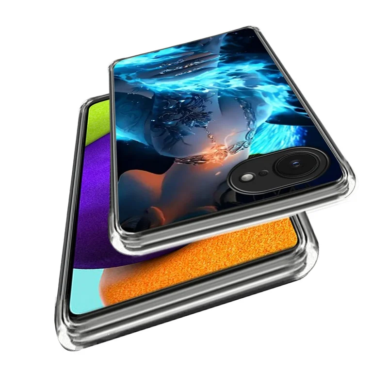 For iPhone 16e Case IMD Pattern Printing TPU Shockproof Phone Cover - Fantasy Scenery