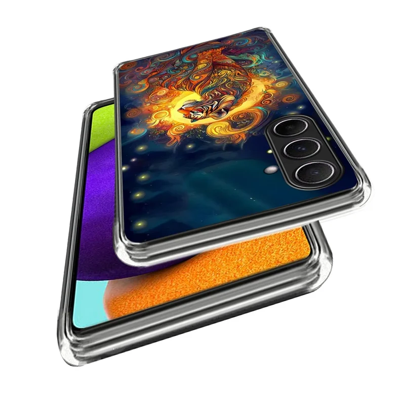 For Samsung Galaxy A56 5G Case Pattern Printed Shockproof TPU Phone Cover - Pattern Tiger