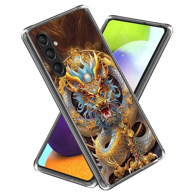 For Samsung Galaxy A26 5G Case Pattern Printed IMD Shockproof TPU Phone Cover - Loong
