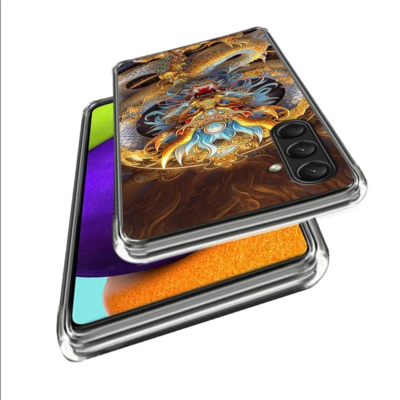 For Samsung Galaxy A26 5G Case Pattern Printed IMD Shockproof TPU Phone Cover - Loong