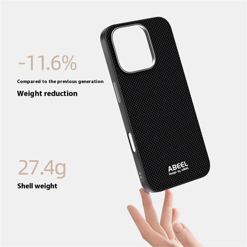 ABEEL For iPhone 16 Pro Case Compatible with MagSafe Printed PC TPU Aluminum Alloy Leather Phone Cover - Green