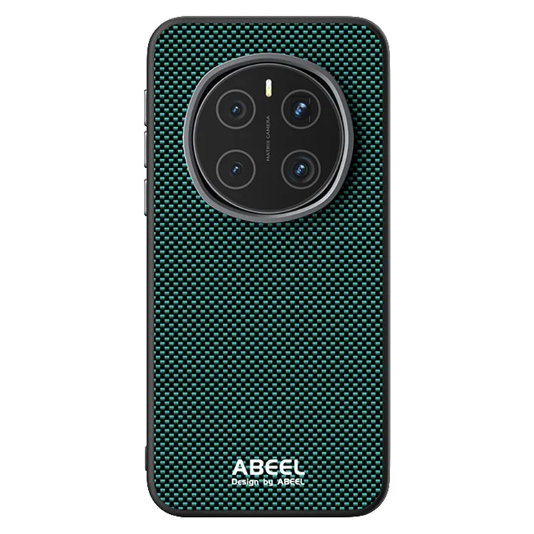 Чехол ABEEL для Honor Magic7 Pro 5G с потайным магнитным креплением, печатный PC TPU алюминиевый сплав кожаный чехол для телефона - Зеленый