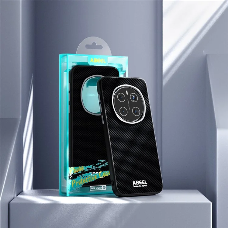 Чехол ABEEL для Honor Magic7 Pro 5G с потайным магнитным креплением, печатный PC TPU алюминиевый сплав кожаный чехол для телефона - Зеленый