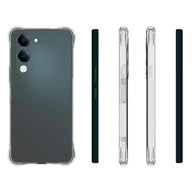 Bulk Purchasing For vivo Y29s 5G  /  Y04 4G Case Non-Slip Shockproof TPU Clear Phone Cover