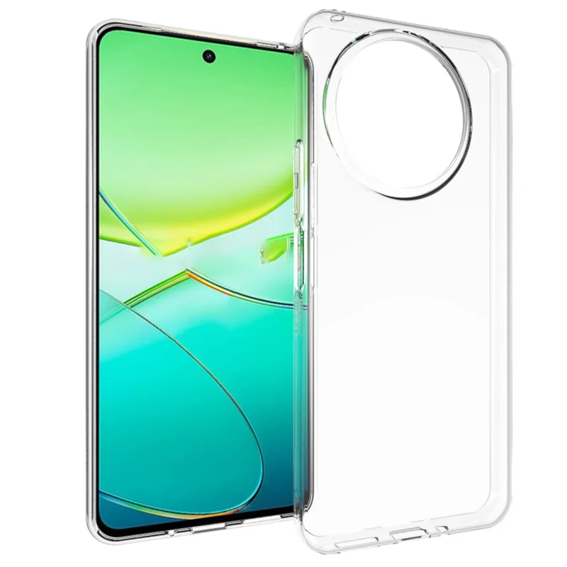 Voor vivo Y39 5G Doorzichtig Telefoonhoesje Watermerkbestendig TPU Achterklep