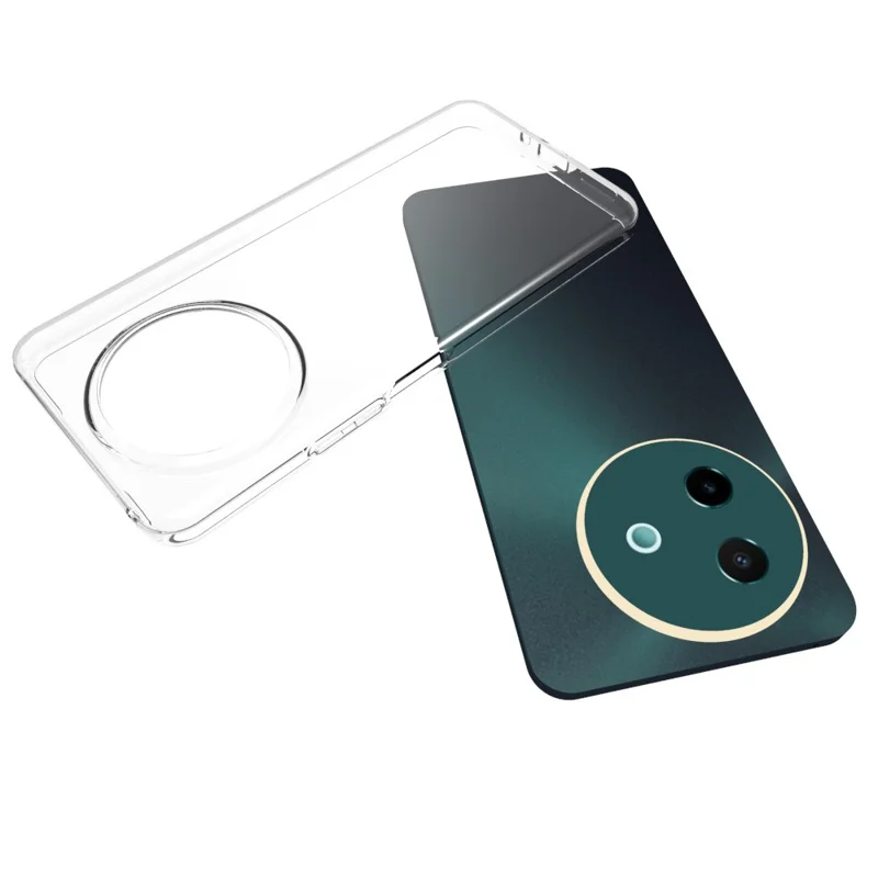 Voor vivo Y39 5G Doorzichtig Telefoonhoesje Watermerkbestendig TPU Achterklep