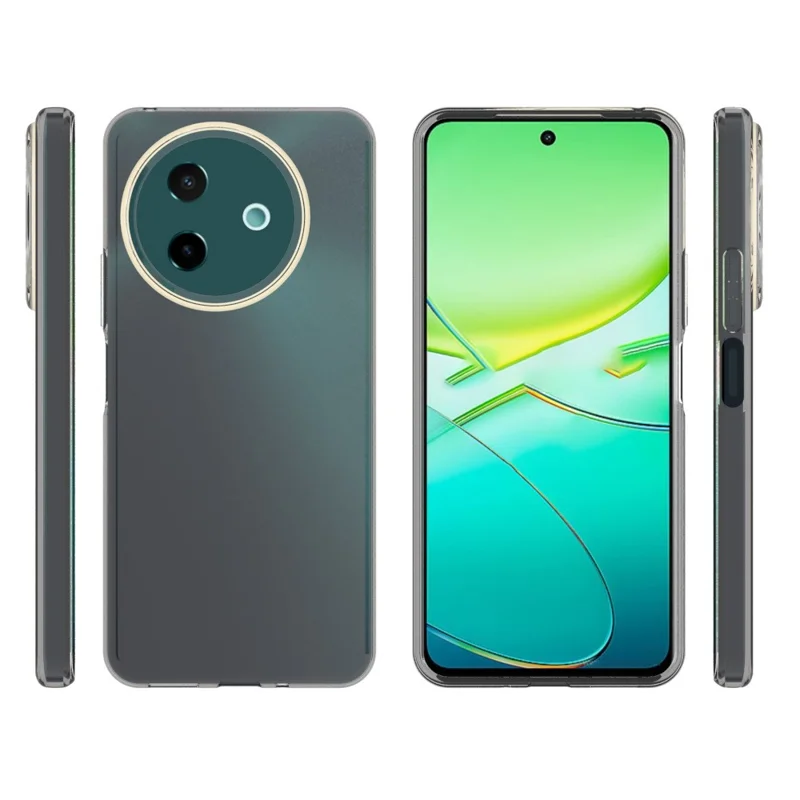 Voor vivo Y39 5G Doorzichtig Telefoonhoesje Watermerkbestendig TPU Achterklep